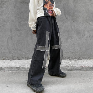 Vintage Denim Baggy Pants