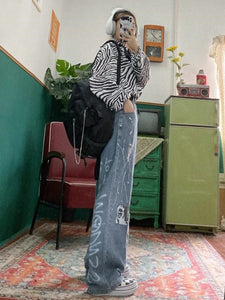 Vintage Denim Baggy Pants