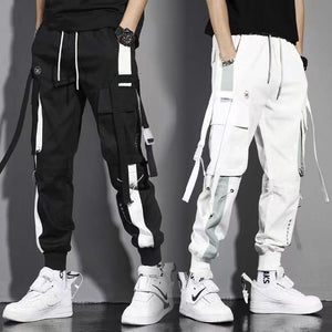 Cargo Jogger Pants With Multi-Pockets and Strings