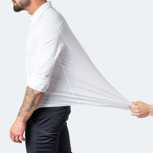 Stretch non-iron men's shirt