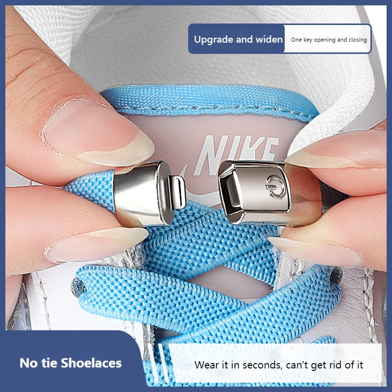 Shoe laces Press Lock Shoelaces without ties 8MM